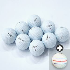 타이틀리스트 로스트볼 A+ 4피스 삼선퍼터라인 화이트 20알