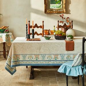 6인 방수 식탁보 4인 테이블보 거실테이블보 고급 빈티지 식탁커버