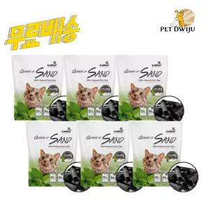 퀸오브샌드 두부모래 대나무 숯 3kg x6개