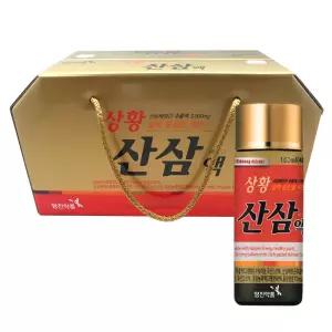 영진약품 상황 산삼 배양근액 100mlX10병(선물용)/산삼배양근 상황버섯 홍삼 드링크 음료 병문안 부모님 선물