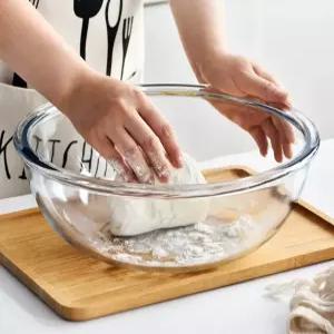 대형 유리볼 쌀씻는통 샐러드볼 베이킹 믹싱 그릇