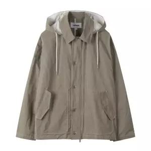 [커스텀멜로우](타임스퀘어점패션관)새드스마일 스티치 후드 자켓 CQUAX24211BEX