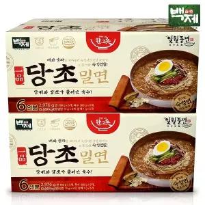 백제 일월풍면 당초밀면 6인분 2개