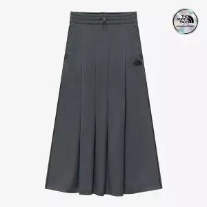 [노스페이스] [노스페이스 공식] NK6NR31K 화이트라벨 여성 새틴 플레어 스커트_CHARCOAL GREY