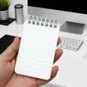 투명커버 유선 수첩 10p세트 80매/포켓용/데일리/메모/기록/필기/미니/포켓/노트/휴대용/핸디/손수첩/학생