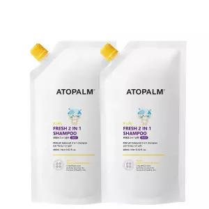 아토팜 키즈 프레쉬 2in1 샴푸 리필 400mlx2개