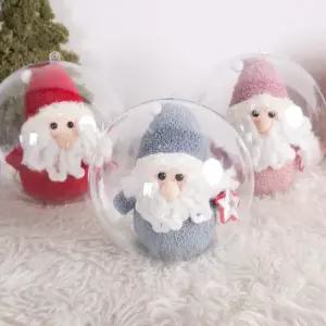 플라워트리 크리스마스 장식 인형 스노우산타 벌룬볼 20cm 트리
