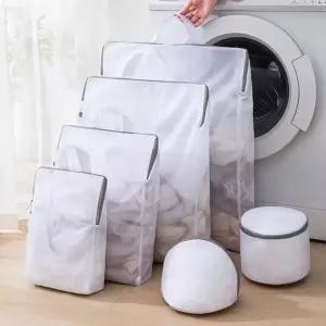 세탁망 세트 허니콤 3D 입체 메쉬 속옷 신발 와이어 4종 6종 히든지퍼 여행 파우치 손잡이형
