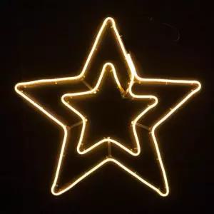 플라워트리 크리스마스 네온플렉스 별 조명 전구 웜 55cm 장식