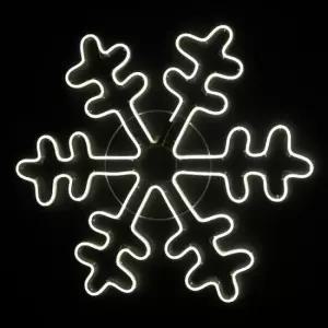 플라워트리 크리스마스 네온플렉스 눈꽃 조명 전구 백색 70cm