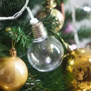 플라워트리 크리스마스 백열전구 건전지 조명 LED 30P 투명 6cm