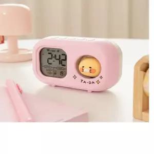 카카오프렌즈 저소음 디지털 탁상시계 춘식이 핑크