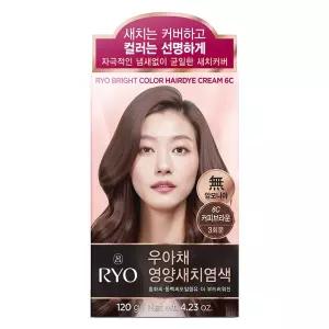 려 우아채 영양 새치염색 6C (커피브라운... 1개