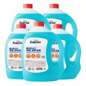 크린톡 베이킹소다 액체 세탁세제 2.5L x 5개