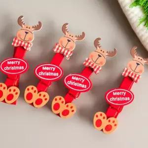 플라워트리 [1+1] 크리스마스 루돌프 나무집게 키다리사슴 대 9cm