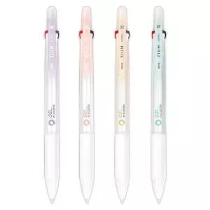 자바펜 지움3겔 지워지는 볼펜 4종 세트 0.5mm 퍼플 + 베이지 +... 1세트