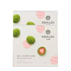 말차 스트로베리 트러플(80gX2개) 탕비실 간식 오설록 달달구리 디저트 유치원 초등학생 사무실 팬트리 1세