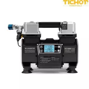티찹 20V 충전 무선 에어 콤프레샤 DC1060 저소음 소형 미니 오일리스 무오일 컴프레셔 압축기 콤프 COMP 디월트 배터리 호환