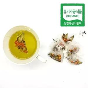 [유기농] 전남 여수 국화메리골드수제티백 1.2g(30개입,특대)