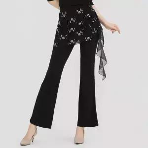 반짝이 꼬리 치마바지 라인댄스 팬츠 랩스커트 랩바지 댄스바지