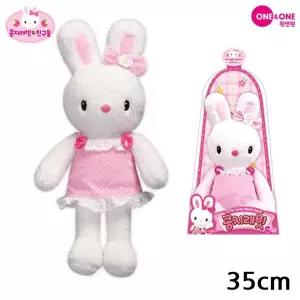 원앤원 콩지래빗 애착인형 (35cm)/인형/완구/애착/토끼/여아/선물/역할/놀이/소꿉/장난감/스케치/패드/동화