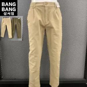 HC04 가을 남성기모 원턱 밴딩 스판 면바지 CPL600