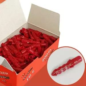 콘크리트못세트 대화 콘크리트 칼블럭 (적색 200입) 칼브럭 피스 나사