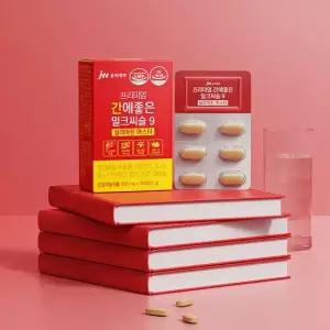 JW중외제약 프리미엄 간에좋은 밀크씨슬9실리마린 30정 x 3박스(3개월분)