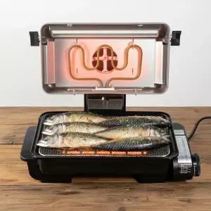 신일 양면 생선구이 전기그릴 생선그릴 연기 없는 가정용 캠핑용 그릴팬