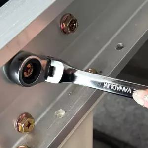 라쳇 플랙시블 기어렌치 스패너 12mm 자동 깔깔이