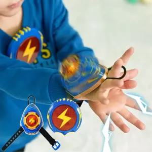 유아 번개맨 소리나는 변신 손목 시계 메달 세트 장난감 아이 남아선물 노래 완구