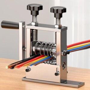 전선피복기 폐전선 전기선 까는기계