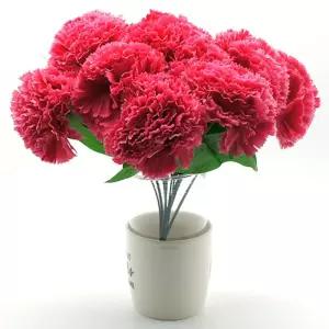 카네이션 꽃송이/조화장식/업소/매장/인조꽃/거실/데코/가짜꽃/성묘/조경장식/행사/아이템/인테리어/장식
