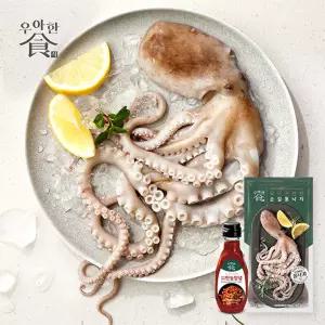 [하프클럽/김나운더키친]우아한식 손질통낙지 11팩+만능소스1