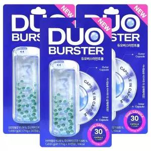 동아제약 듀오버스터 민트볼 30캡슐 (삼키는가글) x3개
