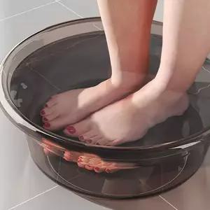 욕실 세수 다용도 투명 대야 화장실 세숫대야 중형 플라스틱 손세탁 베이킹 세척 주방 과일 채소 야채