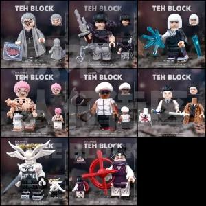 주술회전 미니 피규어 블럭 조립 장난감 료멘 스쿠나 레고 호환 8종 세트