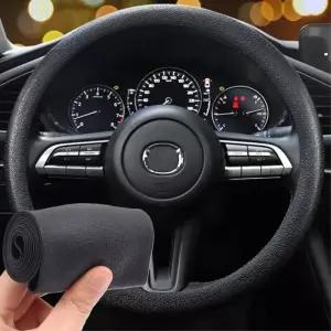 자동차 운전대 얇은 실리콘 논슬립 핸들 커버 공용 국산차 사계절용 SUV 승용차