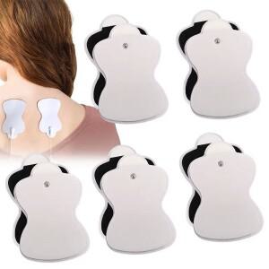 휴대용 마사지 Omron 대형 장수 패드용 8Pcs TENS 장치 교체 내구성이 뛰어난 스냅 전극