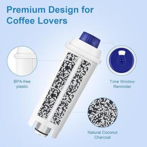 [호환제품] DLSC002 드롱기 호환 커피 머신용 정수 필터 교체품 마그니피카 EVO 디나미카 엘레타 ECAM 시