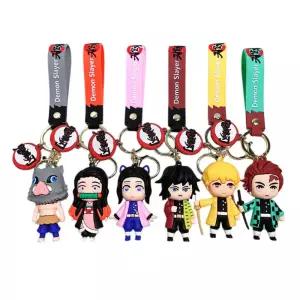 귀멸의칼날 탄지로 네즈코 젠이츠 피규어 키링