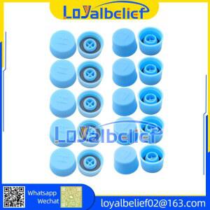 파이프 캡 10 조각 고압 저압 자동차 밸브 측면 포트 뚜껑 에어컨 냉매 더스트 커버