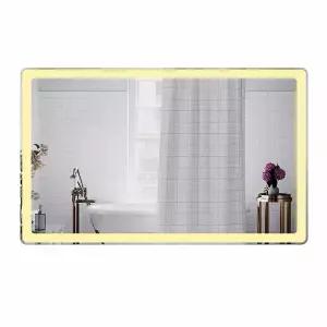 욕실조명거울 LED벽걸이사각 대형세면대 화장대백라이트조명 스마트거울