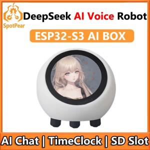 DeepSeek AI 음성 채팅 로봇 ESP32-S3 1.28인치 LCD espHome 어시스턴트 개발 보드 SD 카드 시계 터치 옵션