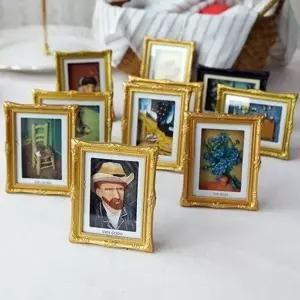 명작 미니액자 인테이러소품 반고흐 작품 미니어처 (KYR-W80F6AB)