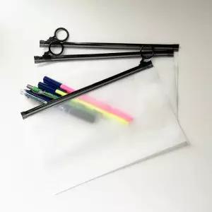 슬라이드 고리 지퍼백 다용도 밀폐 수납 정리백