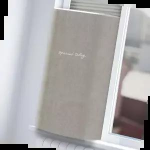 에어컨덮개 창문형 에어컨커버 린넨필/삼성윈도우핏 파세코 덮개