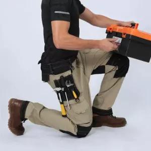 자동차수리 작업복바지 남성용 여름 공구 보호복 방진 얇은 수리용 바지 정비복