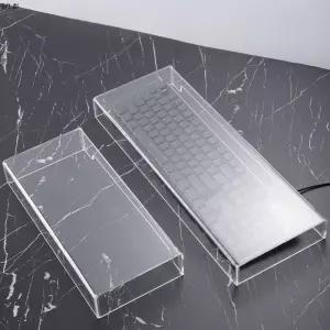 기계식 키보드 아크릴 키보드 보호덮개 로지텍 30cm 커버 청소 편리 방진 소형 범용 키스킨 호환 벤트형 트레이 투명