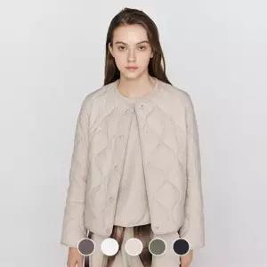 백화점 지오다노 여성 라운드넥 어니언 퀼팅 경량 다운 패딩 자켓 375908